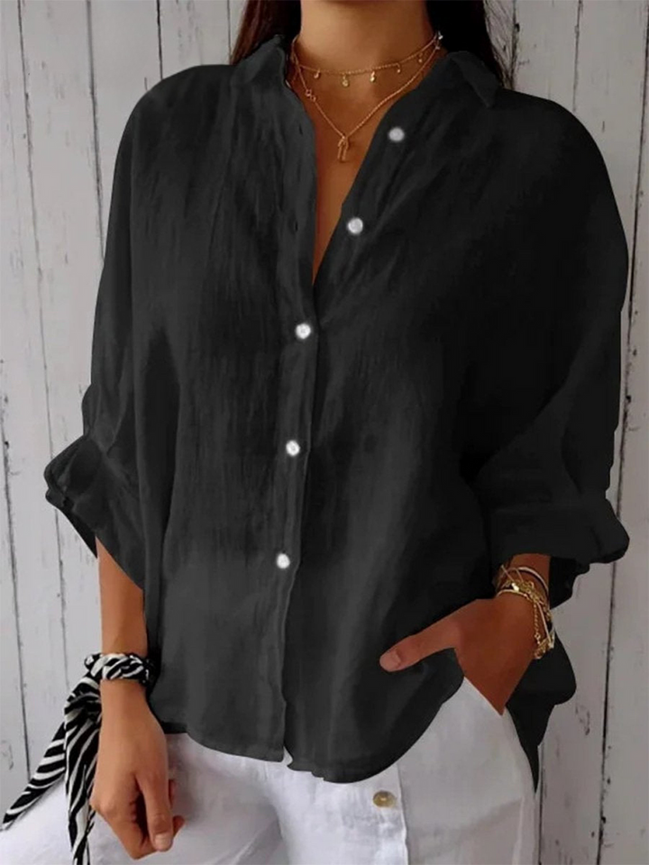 Women's   Casual Tie-back  Shirt
