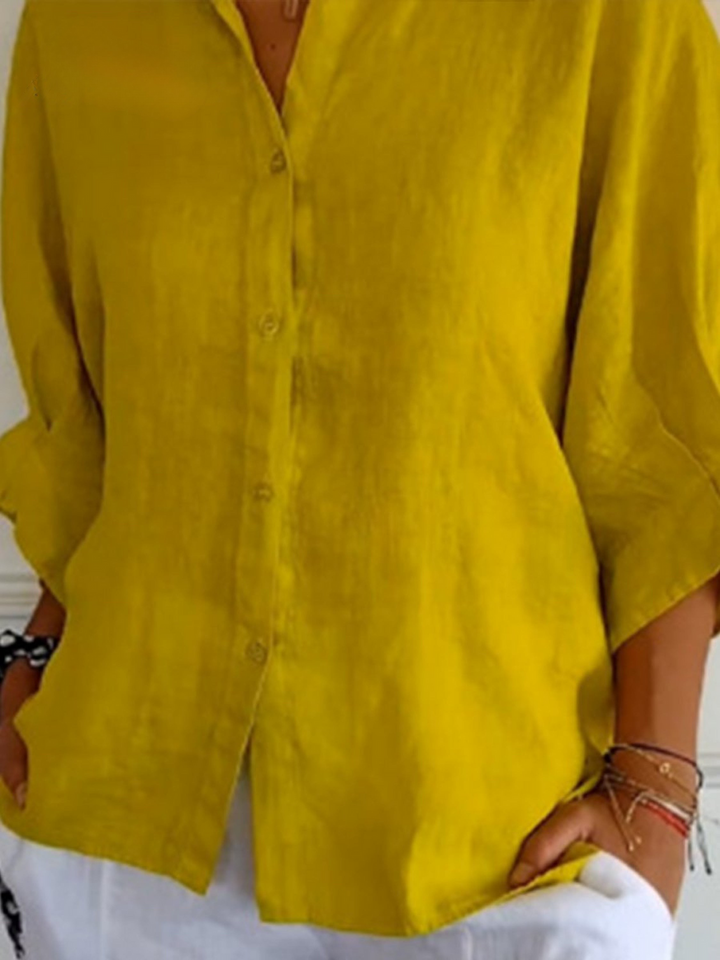 Women's   Casual Tie-back  Shirt