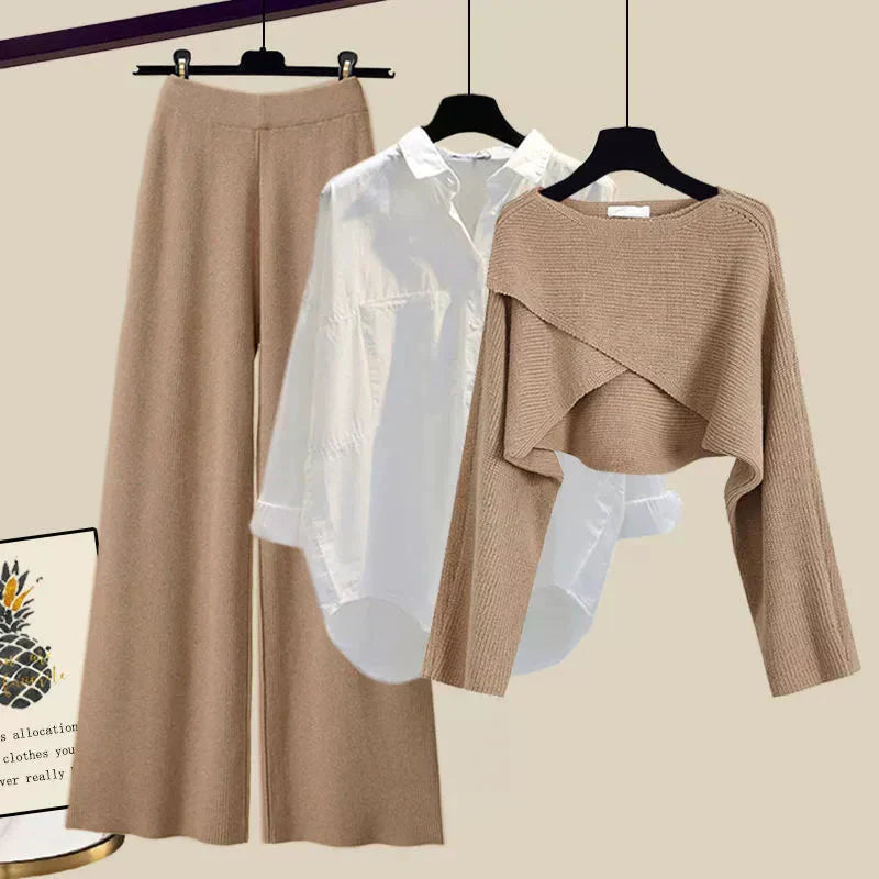 Thalia - Comfortable three piece long sleeve set