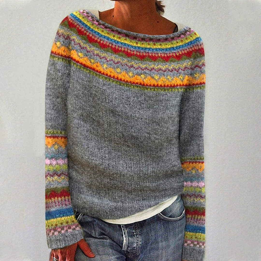 Harper - Retro Knit Sweater