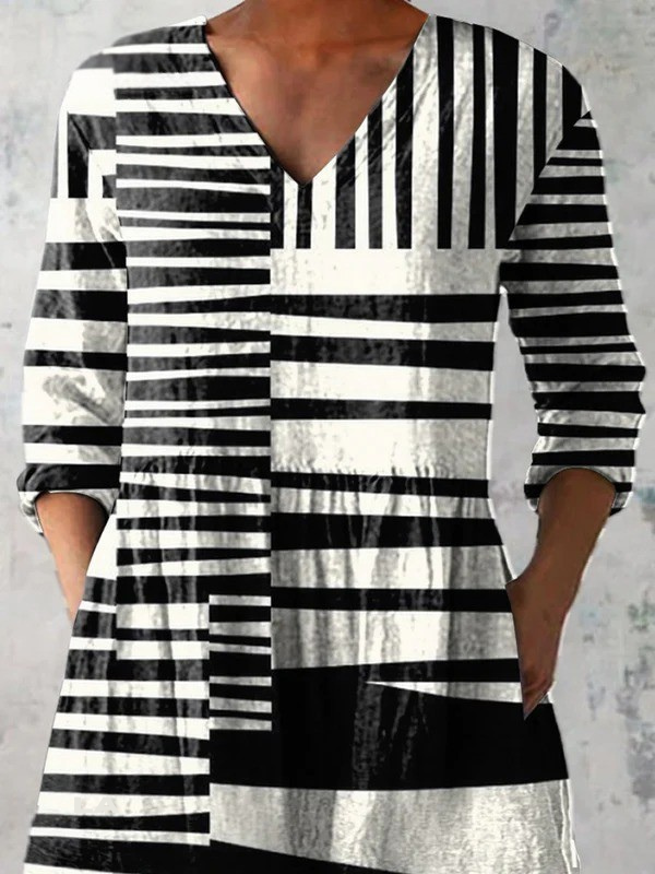 Striped Linen Tunic – Casual Elegance