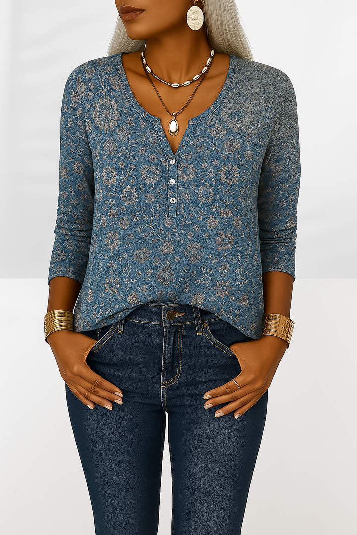 Alina - Elegant Boho Blouse