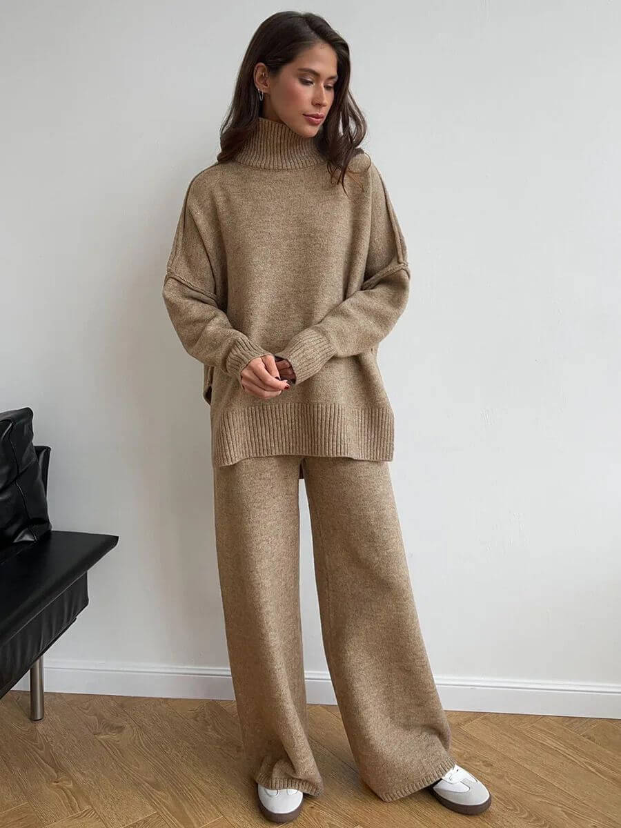 Liora - Turtleneck Knit Set