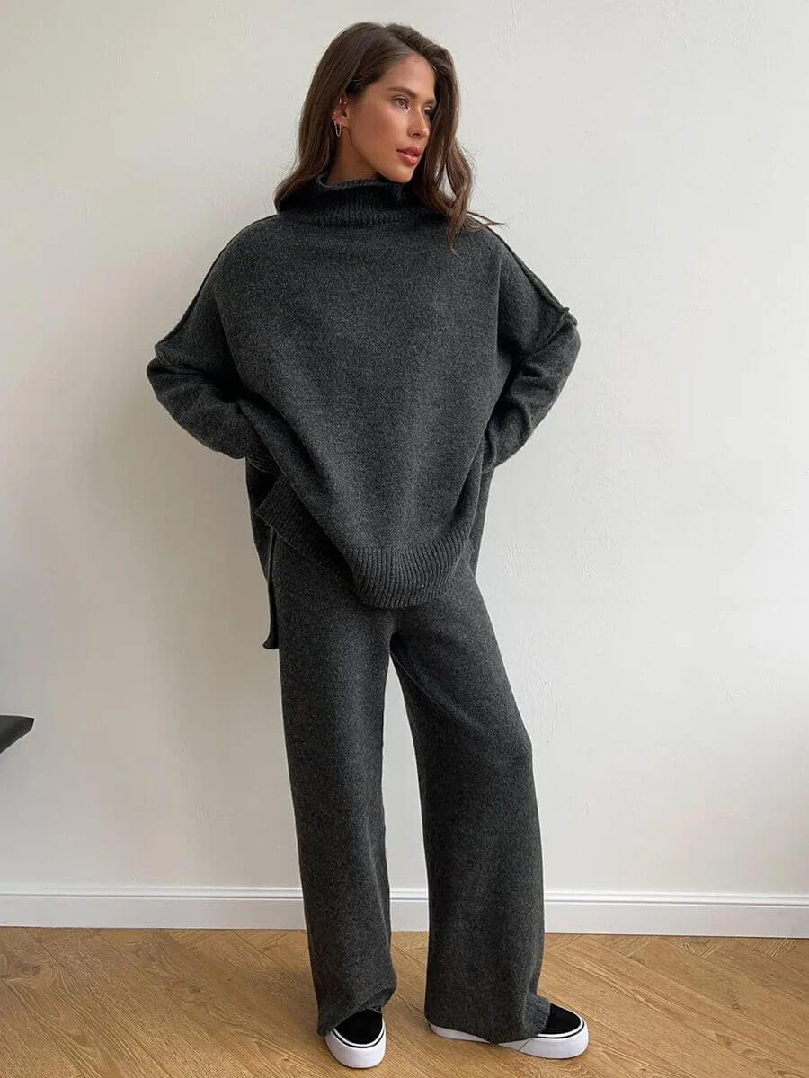 Liora - Turtleneck Knit Set