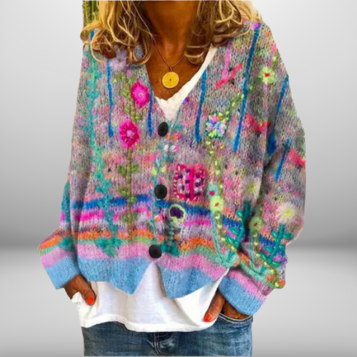 Leilani | Premium Embroidered Cardigan