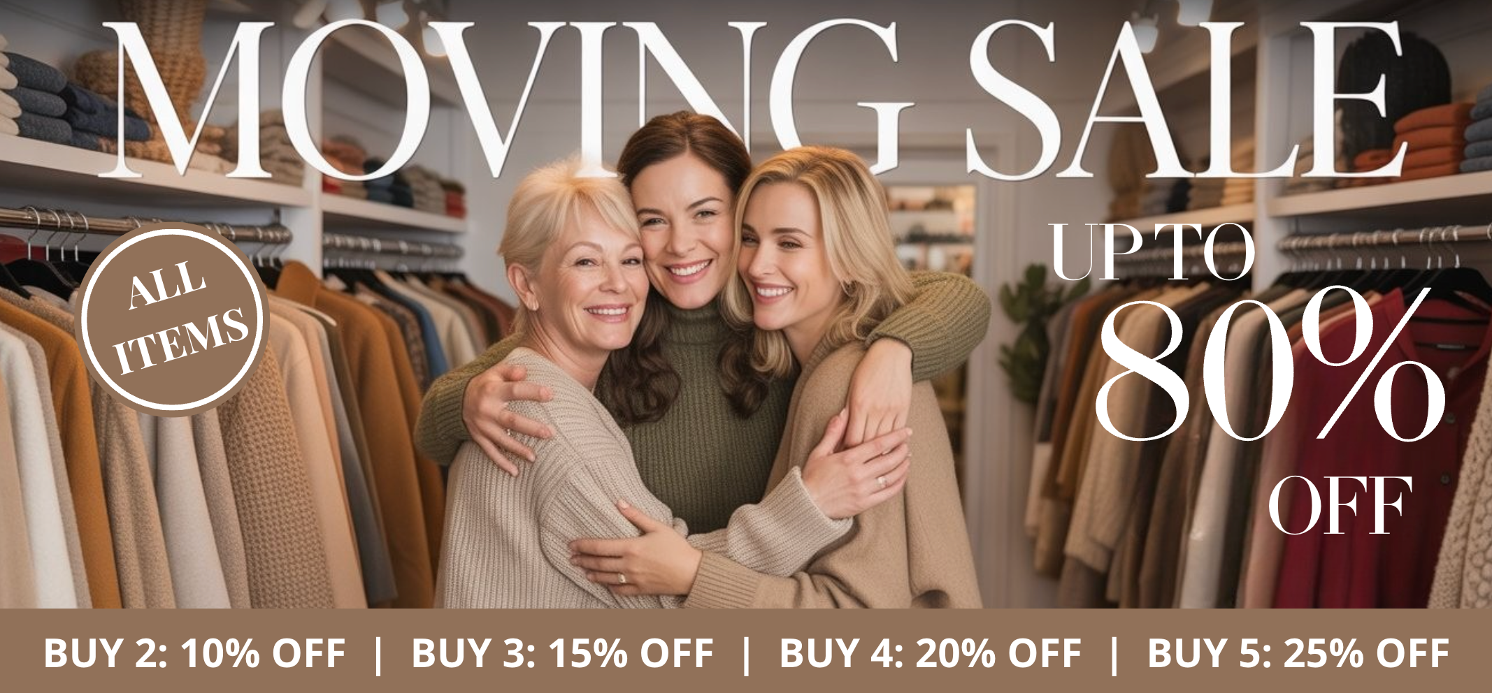 MOVING SALE ENDS TODAY