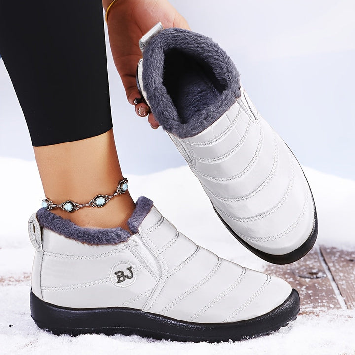 Victoria | Warm Winter Slip-On Boots