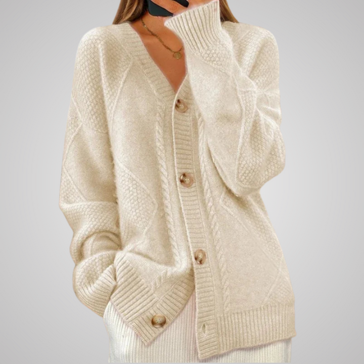 Éloise | Cable-Knit Cardigan